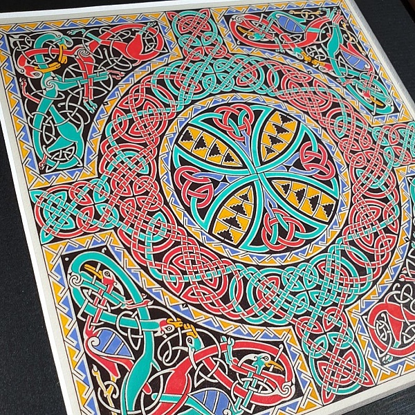 Inramad &ouml; (keltisk) belysning