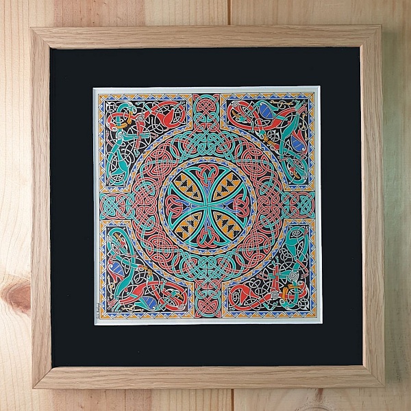 Inramad &ouml; (keltisk) belysning