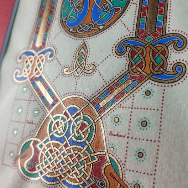 Illuminated letter V Franco-saxisk stil