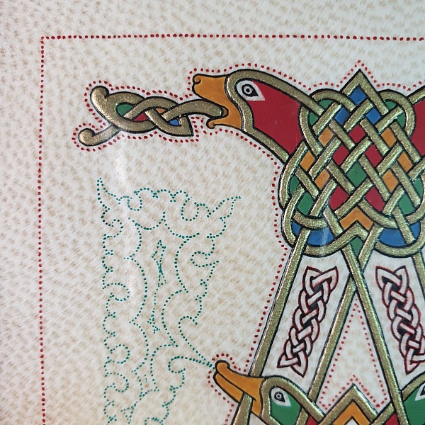 Bokstaven A i fransk-saxisk stil