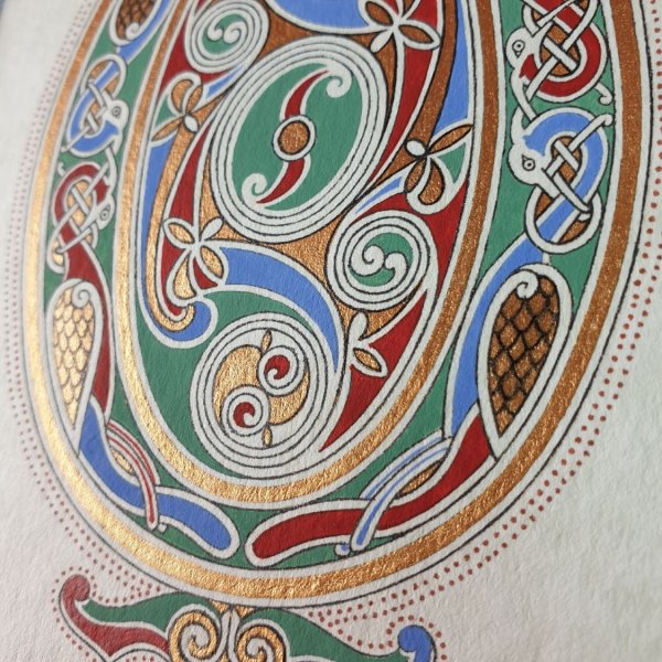 Upplyst bokstav O &ouml;-stil