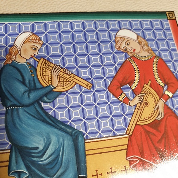 Upplyst miniatyr: Musiker