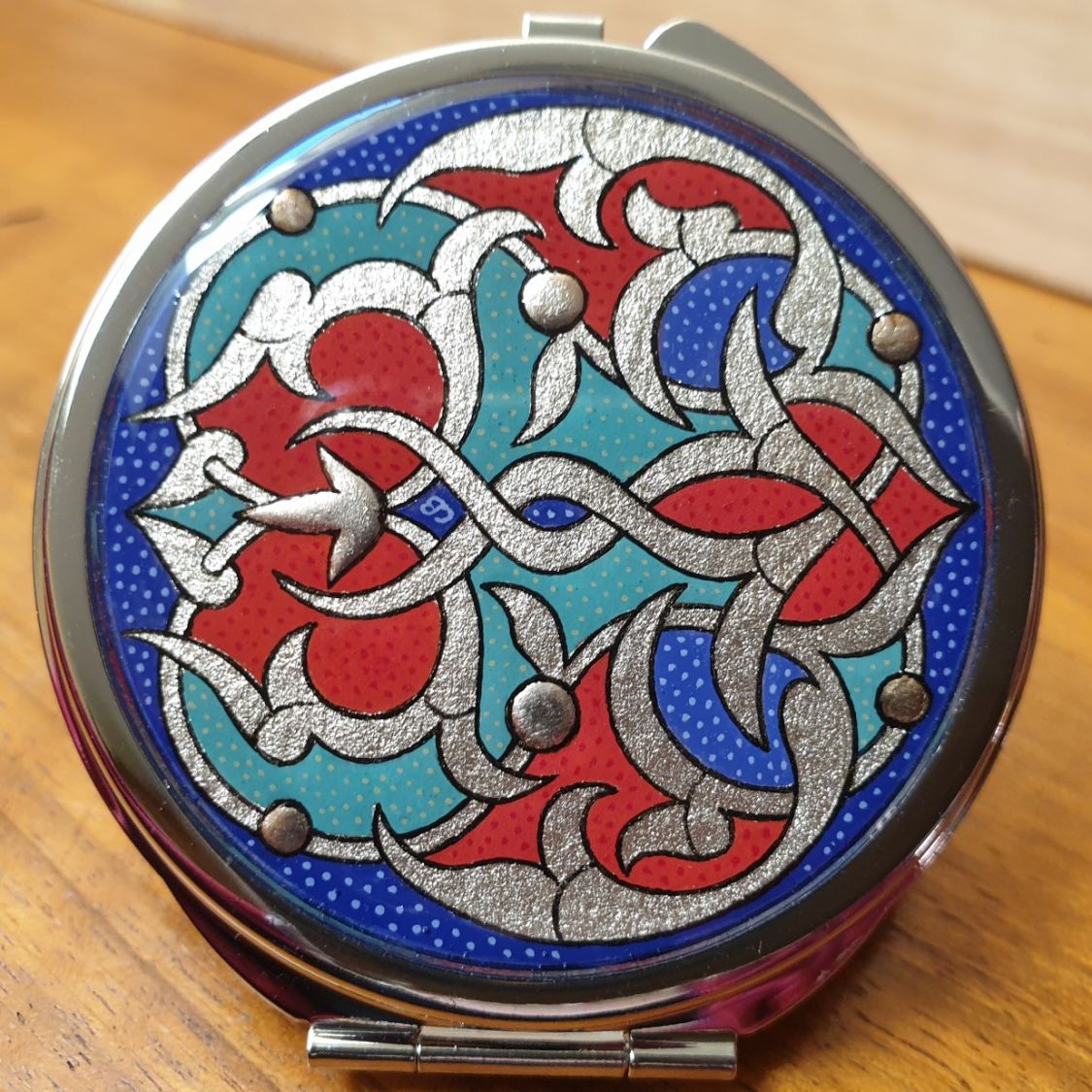 Arabesque belyst väskspegel