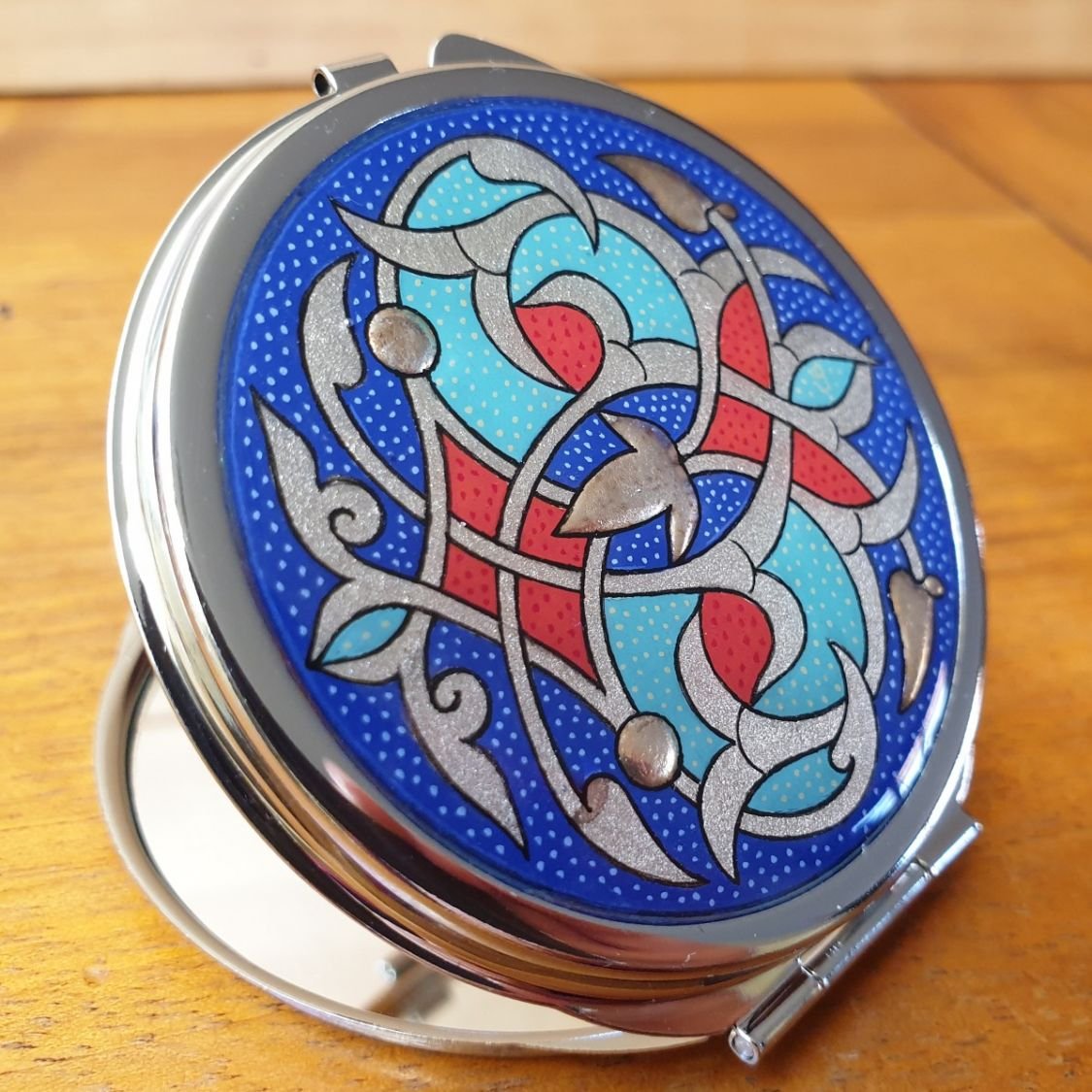 Arabesque belyst väskspegel