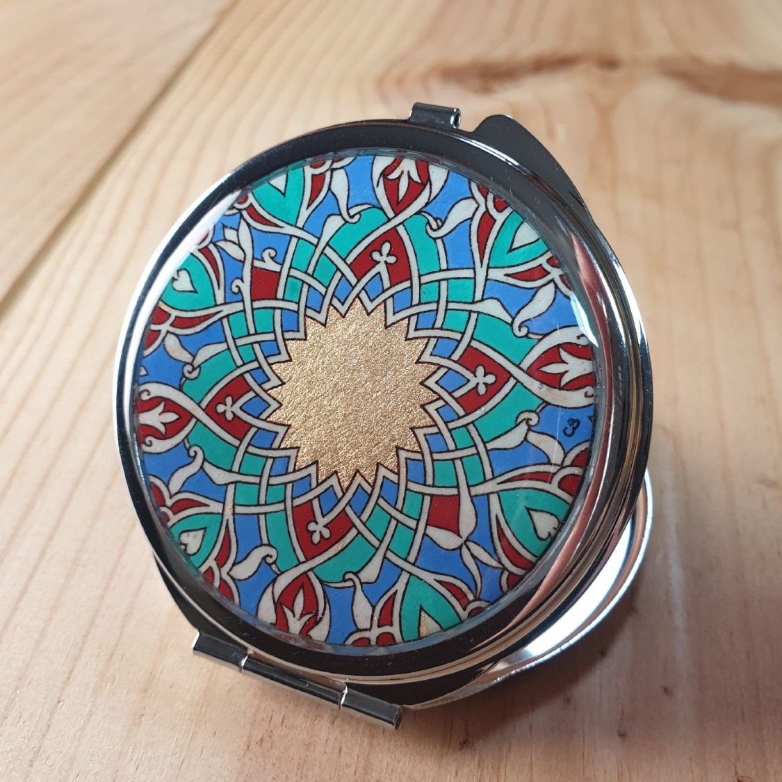 Arabesque belyst väskspegel
