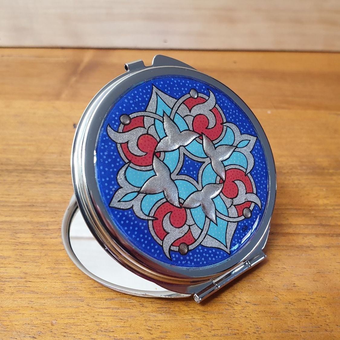 Arabesque belyst väskspegel