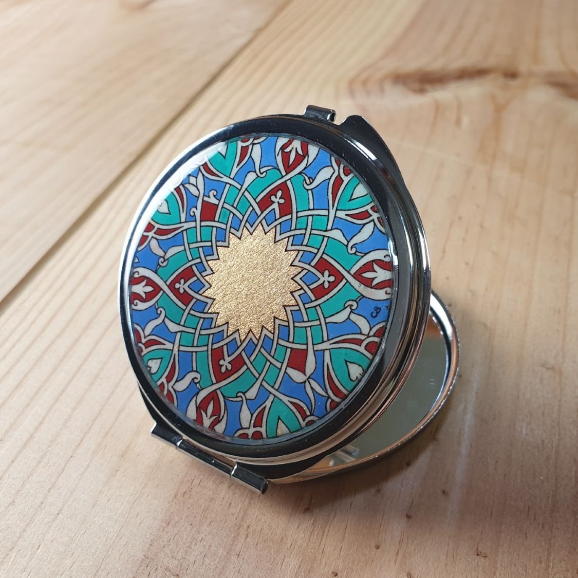Arabesque belyst väskspegel
