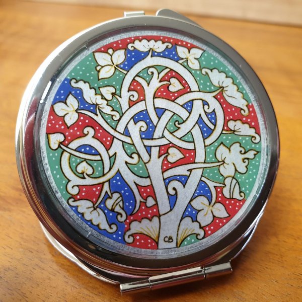 Spegel i v&auml;ska "White vine