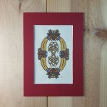 Bokstaven O i romansk stil