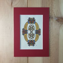 Bokstaven O i romansk stil