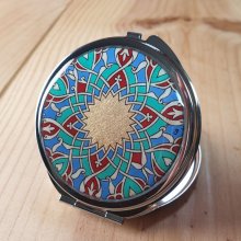 Arabesque belyst väskspegel